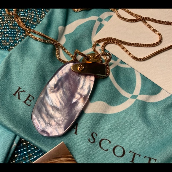 CUSTOM ROSE GOLD W/SILVER FILIGREE ELORA EARRINGS & INEZ RG LILAC MOP NECKLACE - Picture 3 of 10